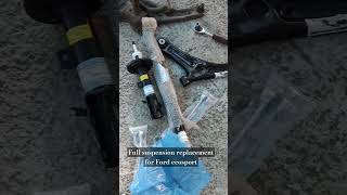 Full suspension replacement | front & rear | steering rack replaced | ford ecospot