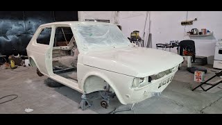 Pintura Completa y primer , Fiat 147.