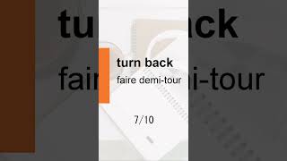 [French] Phrasal verbs 【turn】 10 sélections #Shorts #english #anglais #phrasalverbs #learnenglish