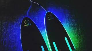 A Comparison between the both version of Carbonrevo LED Mudguard Liner.