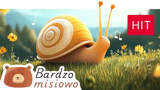 Bardzo Misiowo 🐻 - Ślimaczek - Piosenki dla dzieci 🐌🐌🐌