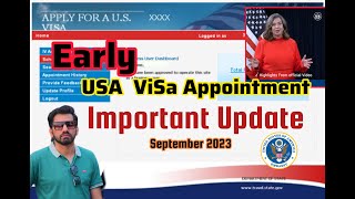 Book USA Early visa appoinment update | How to Book B1 B2 Visa slots