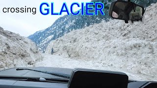 crossing GLACIER | Behrain to Kalam road condition