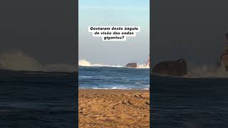 ondulação Gigante chegando na Nazaré