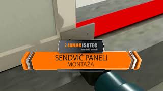 montaza sendvic panela