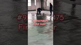 #waterproofing #primer #fibermesh #fixing #final #layer  #in #floor #covered #area #with #drfixit