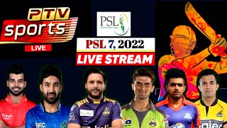 🔴 LIVE PTV Sports 2022 | How to Watch PTV Sports Live | Watch PSL Season 7 Live on PTV Sports 2022