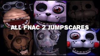 All Five Nights at Candy's 2 jumpscares