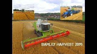 Barley Harvest 2019 UK - Claas Lexion 760 - F.L Readhead & Co