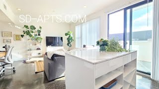 Modern Apts Uptown Living San Diego California 92103 full walk through home tour