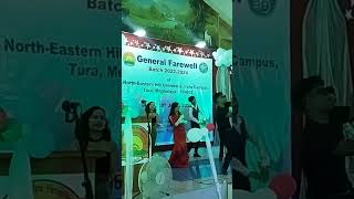 Gulabi Sarara - North Eastern Hill University Tura Campus, General Farewell 2024 #viral #shortsvideo