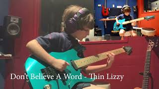 How To Play Don't Believe A Word By Thin Lizzy | Guitar Music Lessons