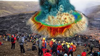 Terrifying: 3 minutes after Yellowstone volcano erupted,when earth split open,the whole land rumbled