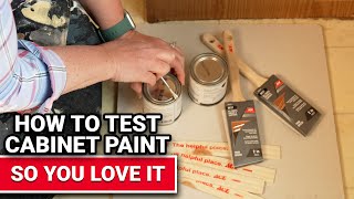 How To Test Cabinet Paint Color - Ace Hardware