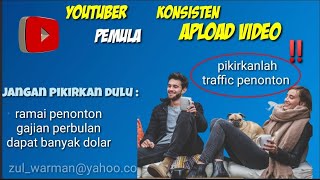 Youtuber pemula harus bangun traffic channelnya