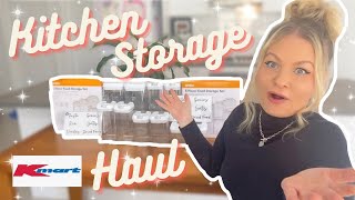 Kmart Kitchen Storage & Organisation Haul 2021| Hacks & Tips Pantry | Australian Mum| Single Mom