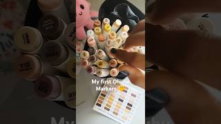 #ohuhumarkers UNBOXING 🌟36 skin tone marker set 🐥👀 #cute #shorts