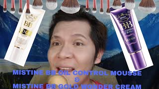 MISTINE BB OIL CONTROL MOUSSE & MISTINE BB GOLD WONDER CREAM | mike88 vlogs