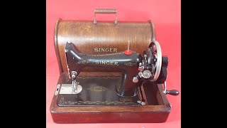 Singer Sewing Machine 1914 Bobbin threading