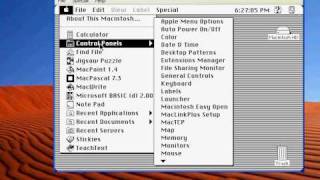 Mini vMac running Mac OS 7.5.5