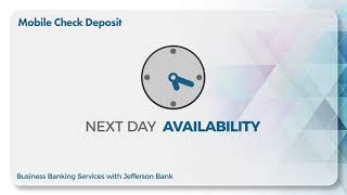 Jefferson Bank - Mobile Check Deposit - Full