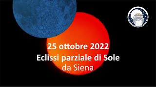 Eclissi di Sole del 25 ottobre 2022... in un minuto!