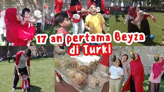 LOMBA 17AN DI TURKI LEBIH AWAL, BEYZA IKUT LOMBA MAKAN KERUPUK?