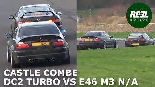 2018 (Dec) Castle Combe - BMW E46 M3 (M3 N/A vs DC2 Turbo)