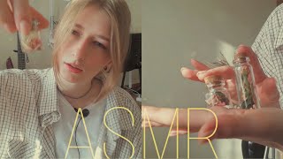 АСМР шёпот, разговорное видео, наполняю баночки сухими цветами/ ASMR whisper