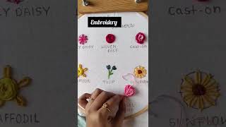 #embroidery Easy embroidery flowers