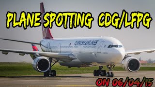 [HD1080] Plane Spotting @ CDG/LFPG - 06/04/15