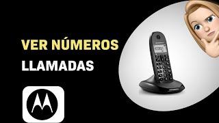 Cómo ver números de llamadas entrantes en Motorola C1001