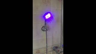 7 Colors Shower Head Colorful Changing LED Light Bathroom Faucet Water Glow Light Filter#shorts