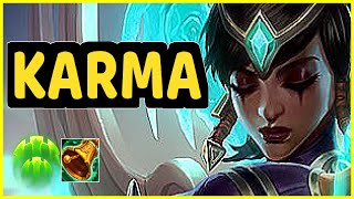 KARMA VS XERATH SUPPORT GAMEPLAY