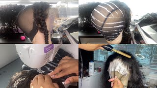 VERY DETAILED | FOR BEGINNERS | How To Make A Frontal Wig | Sewing Machine Unit