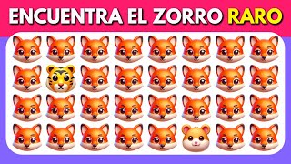 Encuentra el Raro   Edición Animales 🐵🐶🐼 Fácil, Medio, Difícil   30 niveles