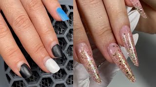 Наращивание на верхние формы Nail Best . Форма "Арочный Миндаль".