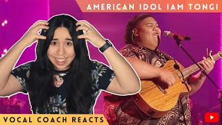 Vocal coach From Hawai'i Reacts to Iam Tongi's Idol Performance "Stuck On You"