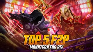 Top 5 F2P Monsters for Solo R5!