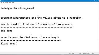 Live Class 18 Functions in C++ continued