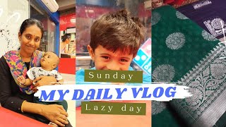 Sunday vlog/My daily Routine vlog/Ginger Tea/Baby foods for 6 to12 months/Gift saree collection