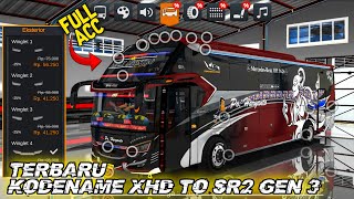 MOD BUSSID TERBARU KODENAME XHD TO SR2 GEN 3 SPECIAL LIVERY PO HARYANTO