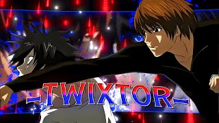 Light Yagami and L Lawliet Twixtor Clips 4K + CC