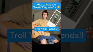 How the Play the “Nokia Ringtone” 🎸🤣 #shorts #guitartutorial