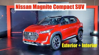 Nissan Magnite compact SUV unveiled | India launch soon | First look video