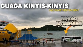 🔴LIVE SUASANA PELABUHAN MERAK SORE INI SYAHDU