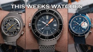 This Weeks Watches - Omega Ploprof 166.093,  Omega Memomatic 166.071, Farer & More [Episode 85]