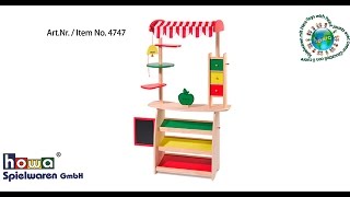 howa ® Montageanleitung Kaufladen, Art.Nr.4747  assembly instructions Toy shop, No.4747