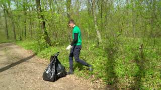 Activitate de Plogging și orientare sportivă în Pădurea din s. Florițoaia-Veche din Ungheni