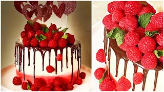 How to make the best raspberry cake- ألذ كيك التوت الأحمر - الفرومبواز